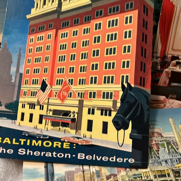 Hotel,motel postcards old, vintage, standard size, 2 c stamps, three cent stamps - Picture 5 of 5